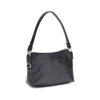 Black Calf Leather Bos Taurus Shoulder Bag