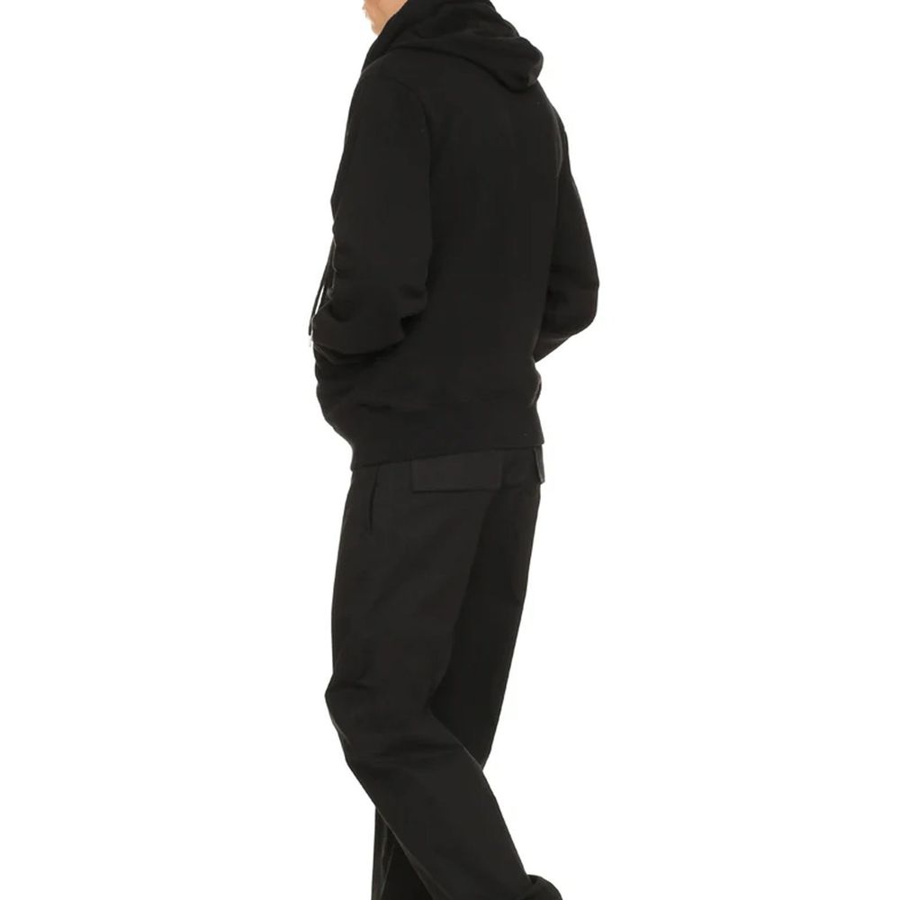 Black Cotton Sweatshirt