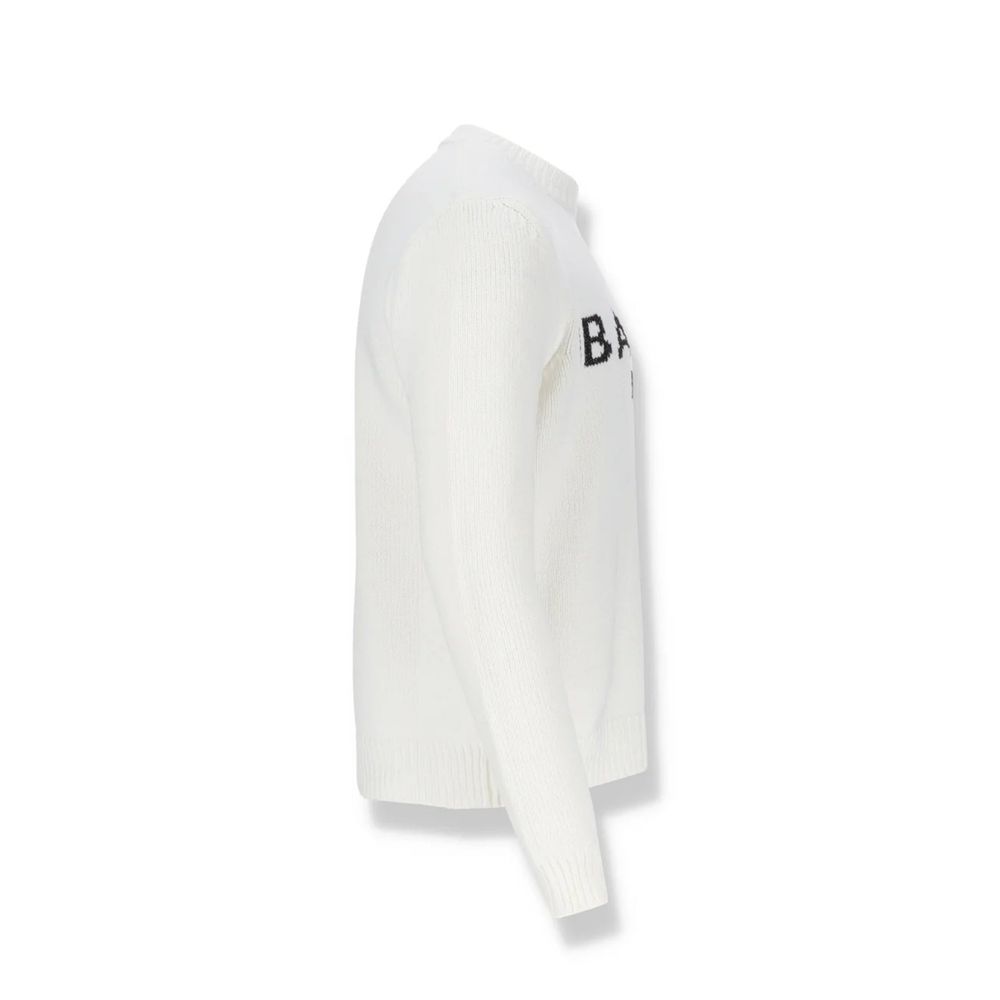 White Cotton Sweatshirt