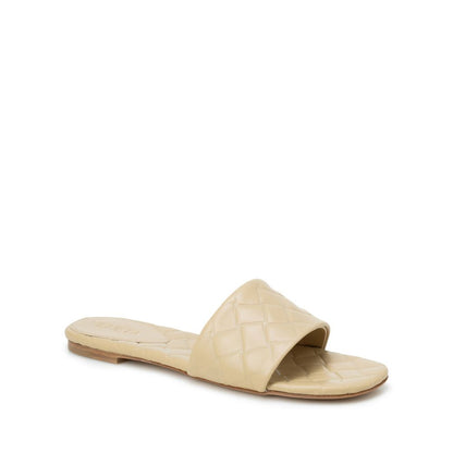 Beige Lamb Leather Sandals
