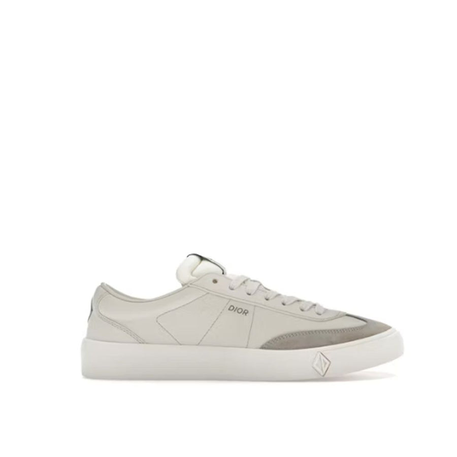 Gray Calfskin Low Top Sneakers