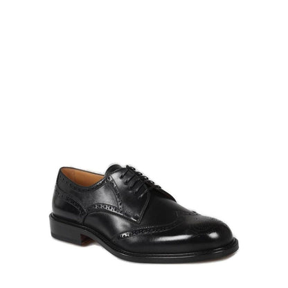 Black Calfskin Oxfords And Derbies