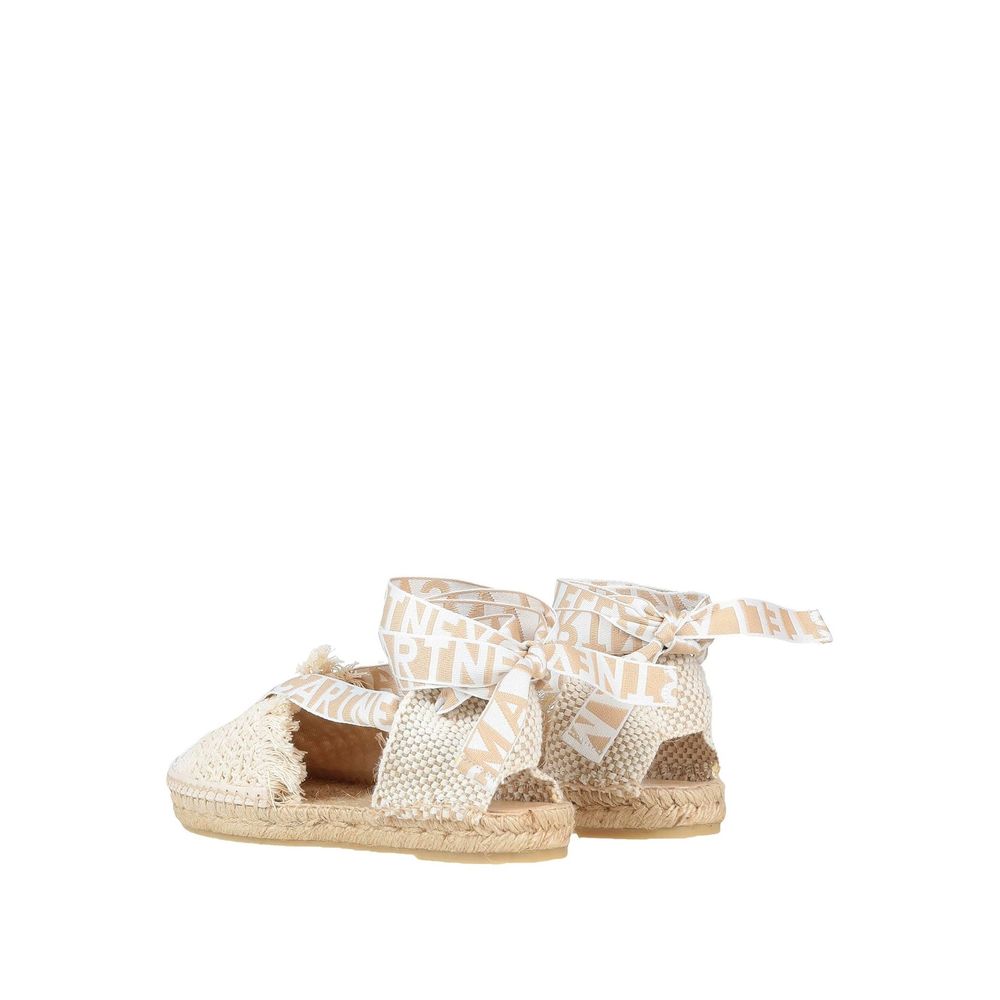 Beige Canvas Espadrilles