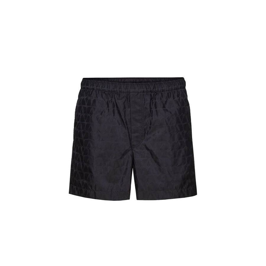 Blue Polyamide Shorts