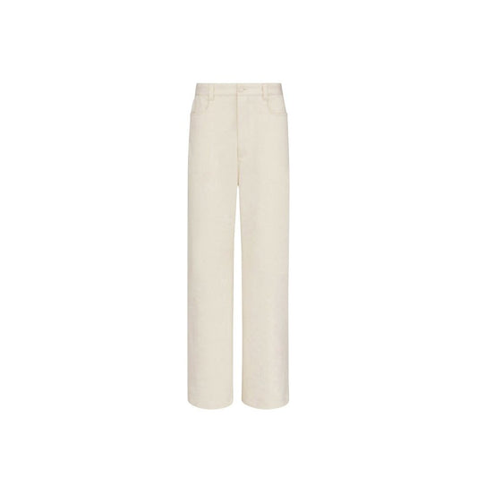 White Cashmere Chino Pants