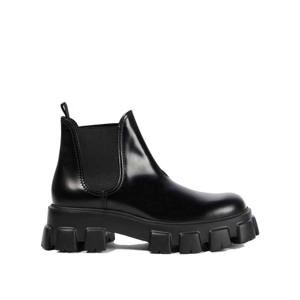 Black Calfskin Chelsea Boots