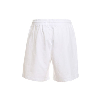 White Cotton Shorts