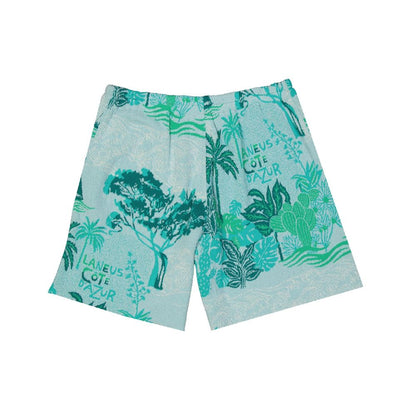 Green Cotton Short And Mini Shorts