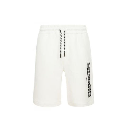 White Cotton Shorts
