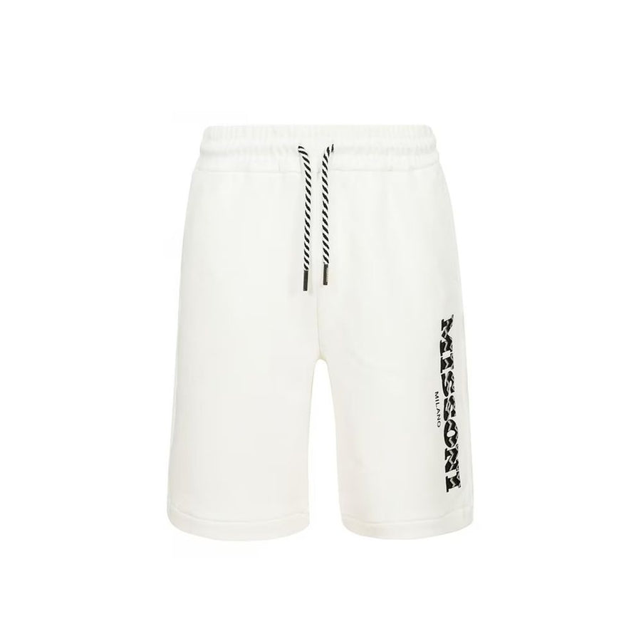 White Cotton Shorts