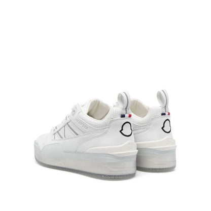 White Calfskin Low Top Sneakers