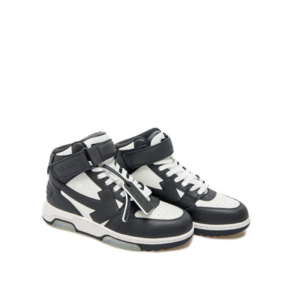 Black Calfskin Athletic Sneakers