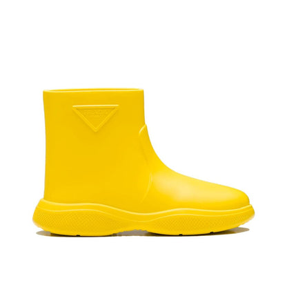Yellow Rubber Rain Boots