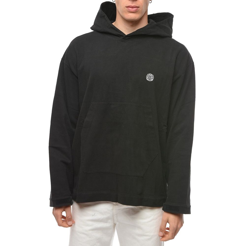 Black Cotton Sweatshirt