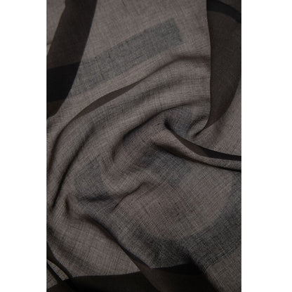 Gray Cashmere Scarf