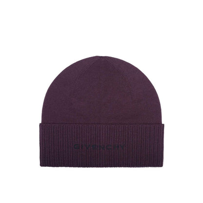 Purple Wool Beanie