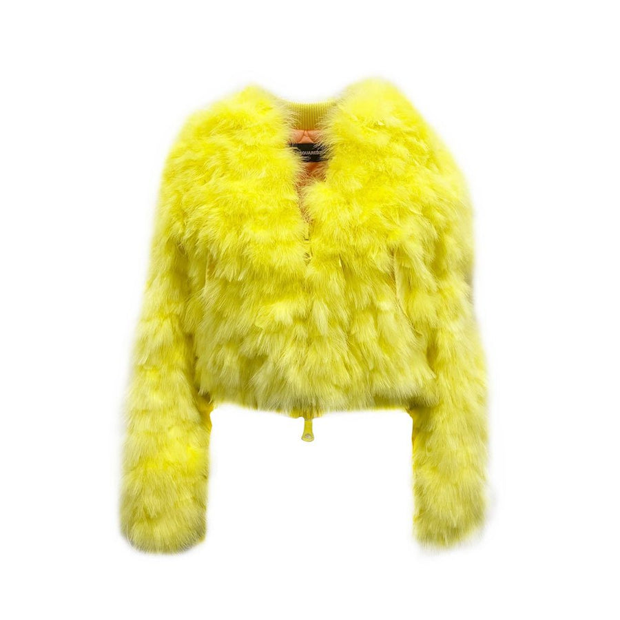 Yellow Feather Bomber