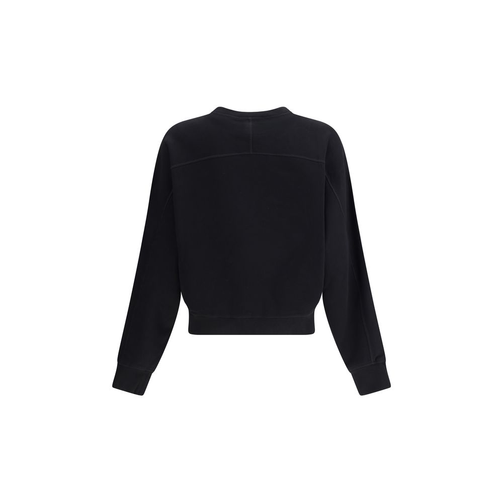 Black Cotton Sweatshirt