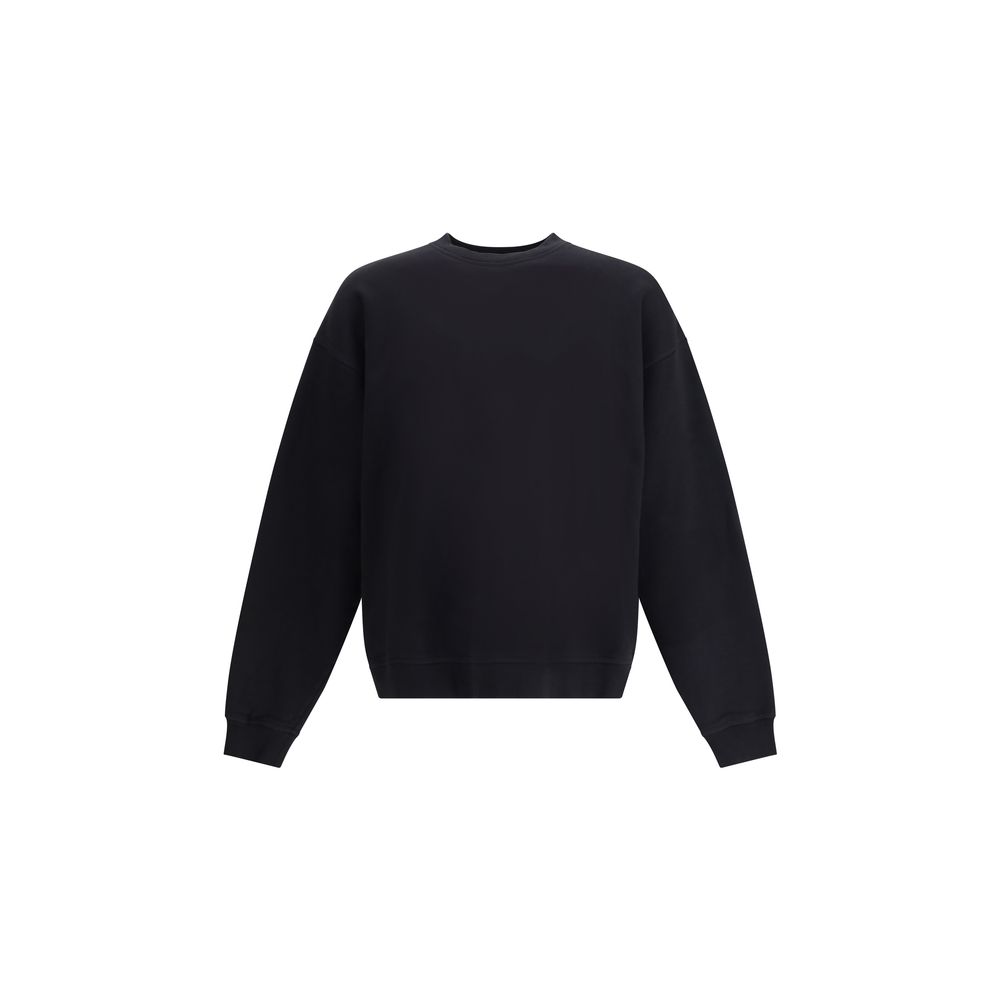 Black Cotton Sweatshirt