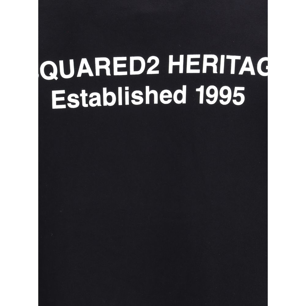 Black Cotton Sweatshirt