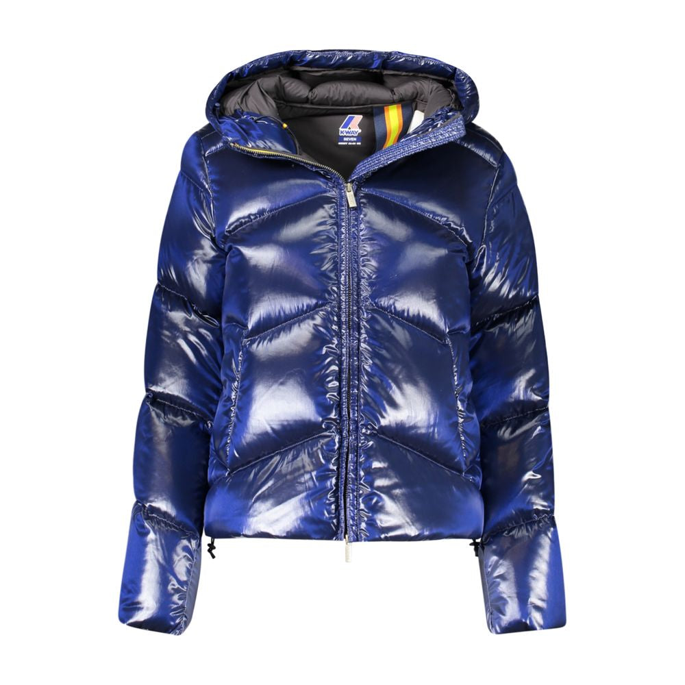 Blue Polyamide Jackets & Coat
