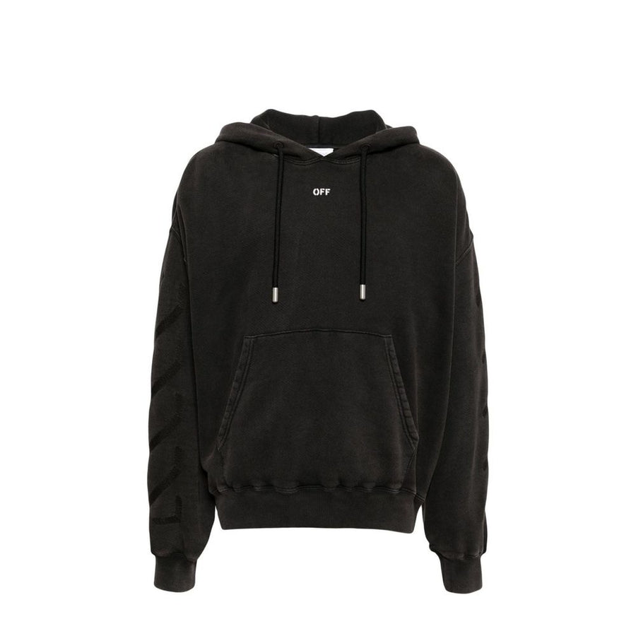Black Cotton Sweatshirt