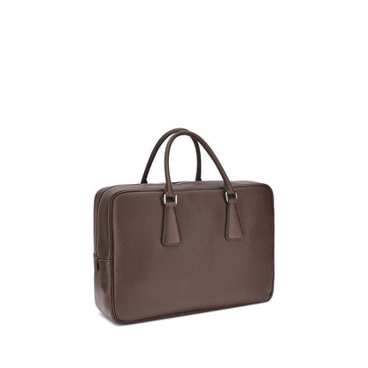 Brown Calf Leather Bos Taurus Briefcase