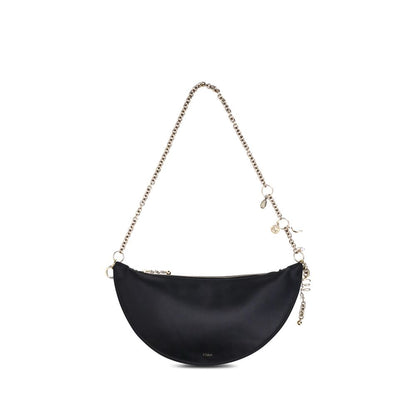 Black Calf Leather Bos Taurus Shoulder Bag