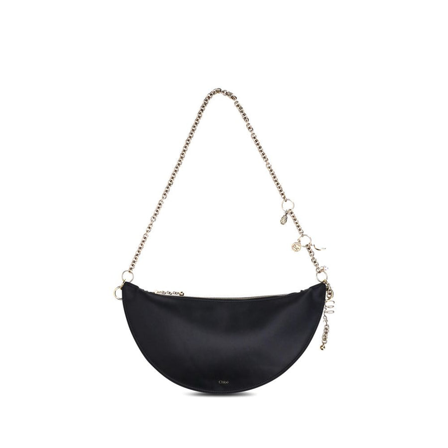 Black Calf Leather Bos Taurus Shoulder Bag