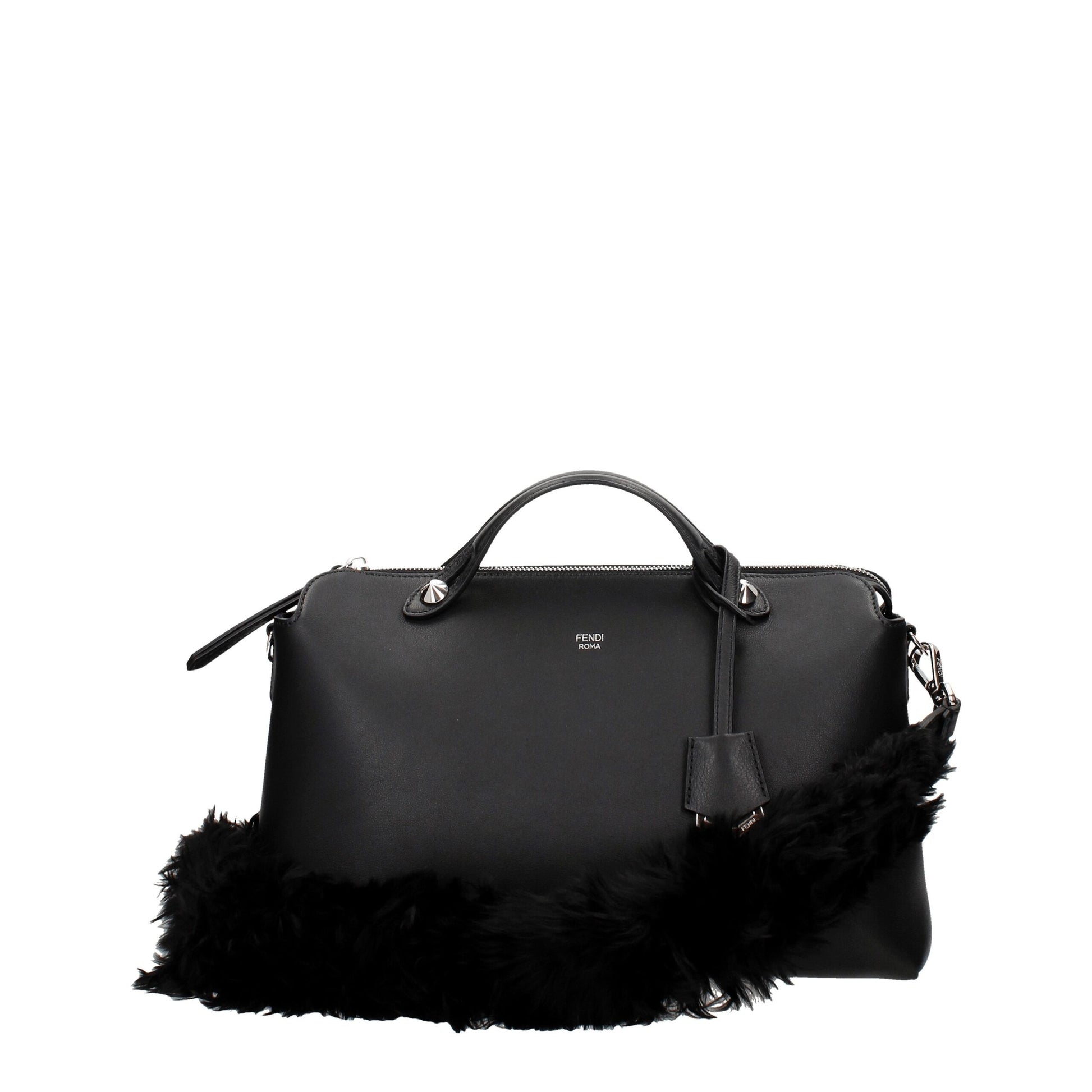 Black Leather Shoulder Bag