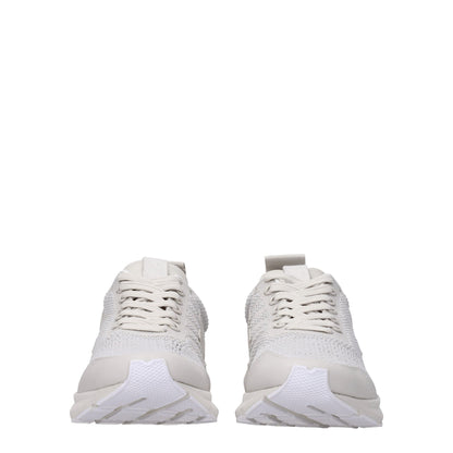 Gray Fabric Athletic Sneakers