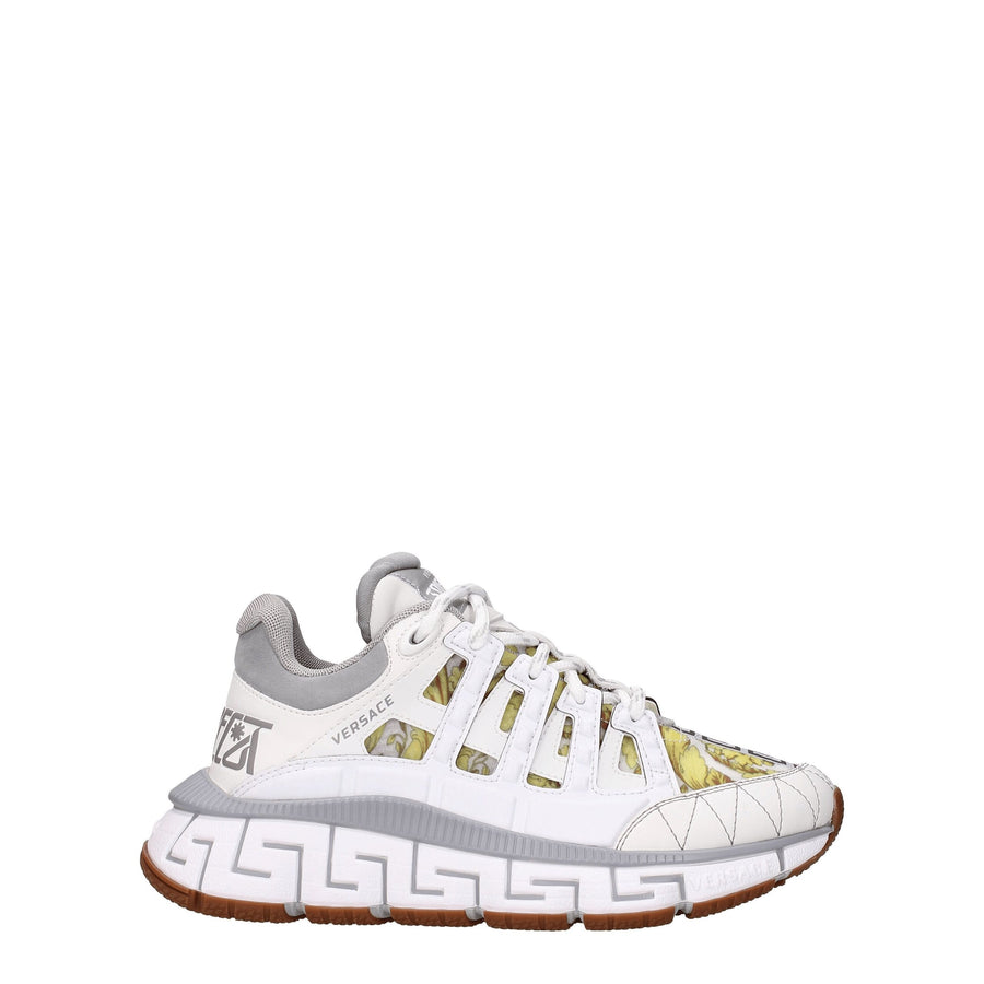 White Leather Athletic Sneakers