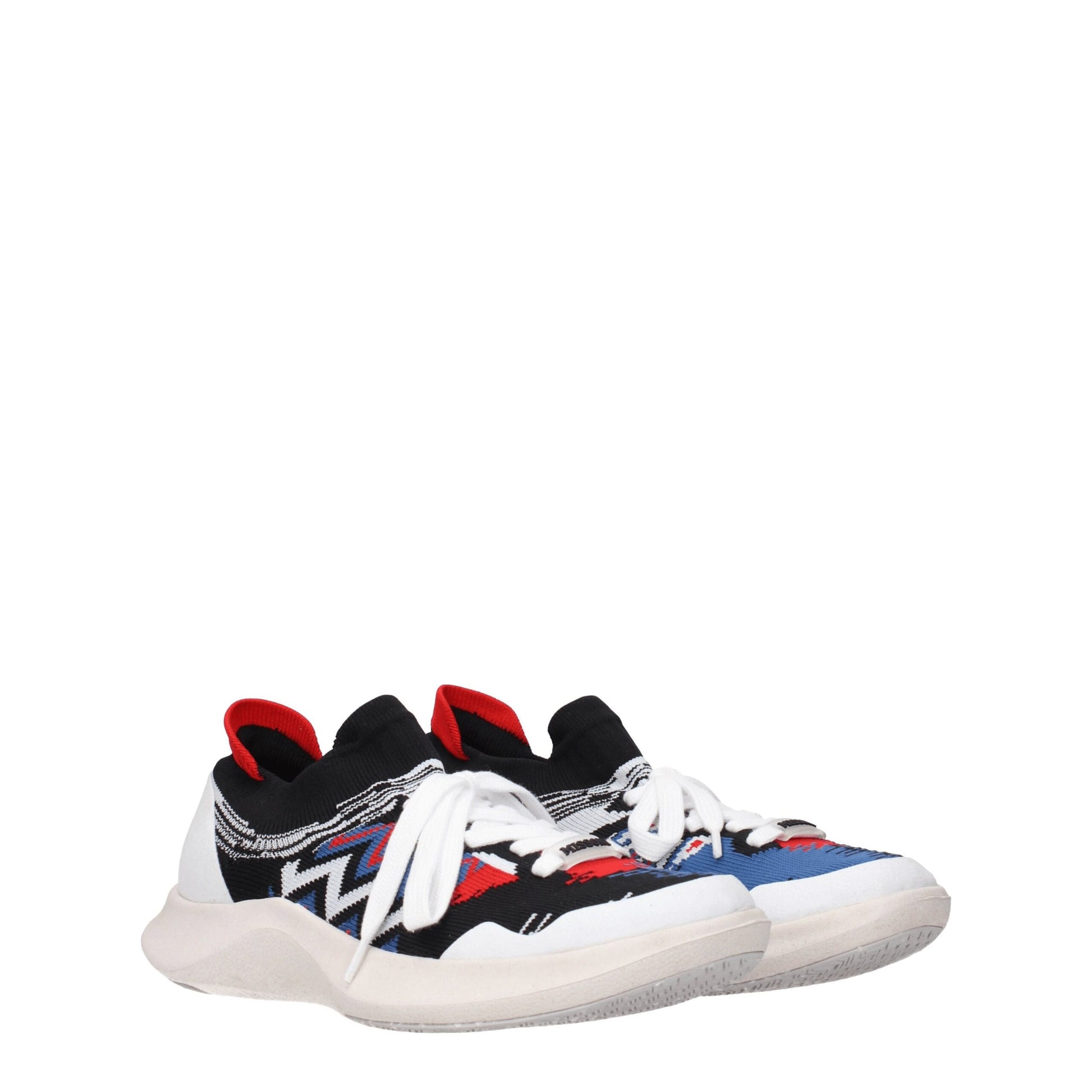 Multicolor Fabric Sneakers