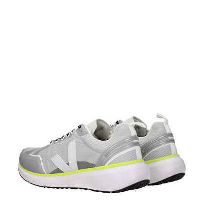 Gray Fabric Athletic Sneakers