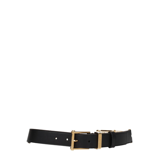 Black Leather Regular Belt