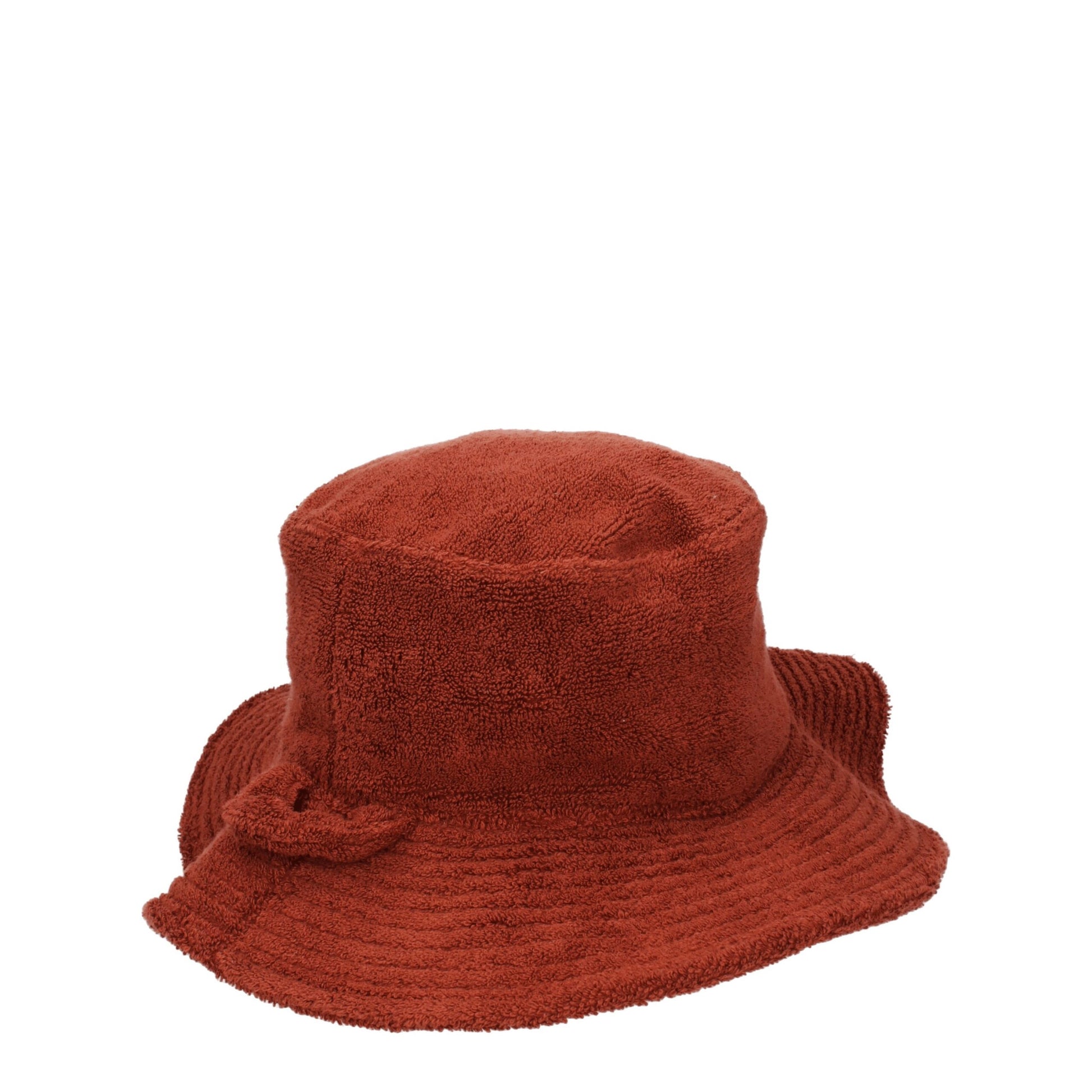Brown Cotton Bucket Hat