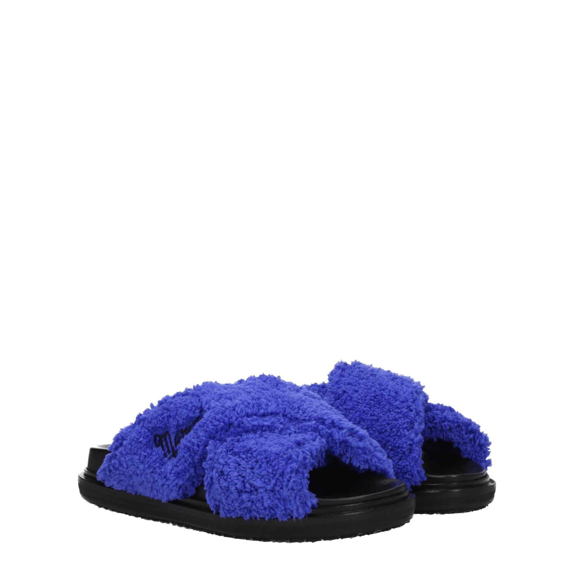 Purple Fabric Slippers