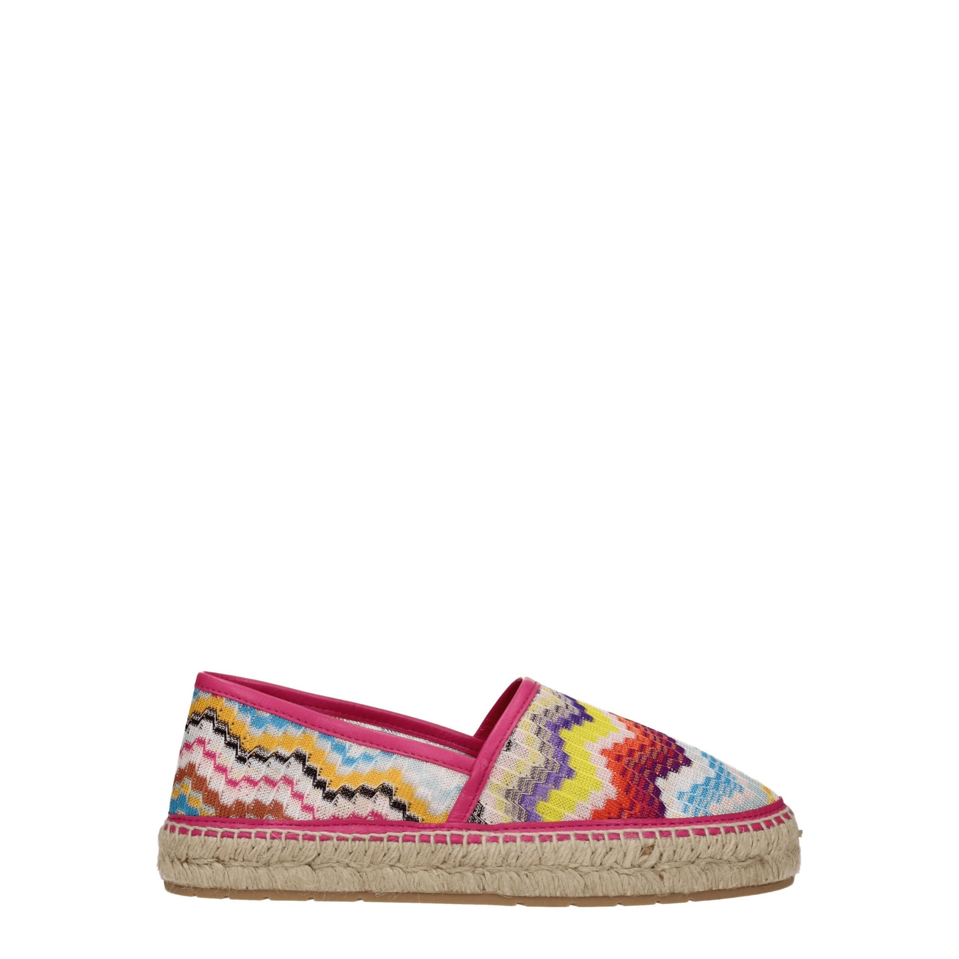 Multicolor Fabric Espadrilles
