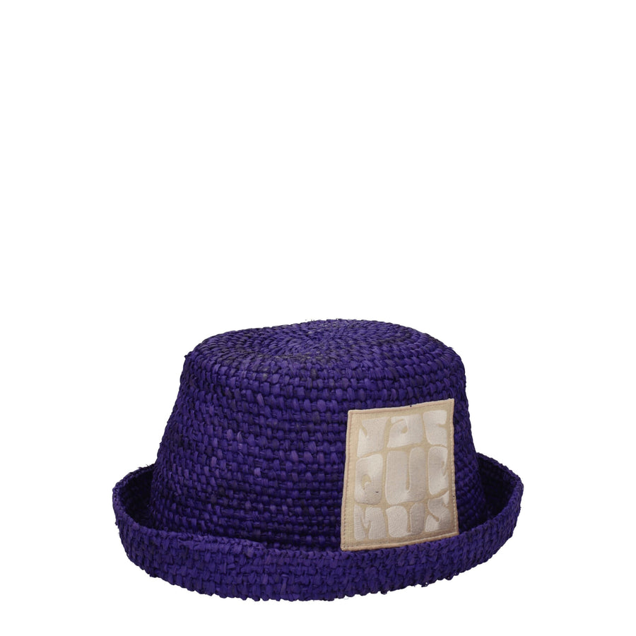 Purple Raffia Hat