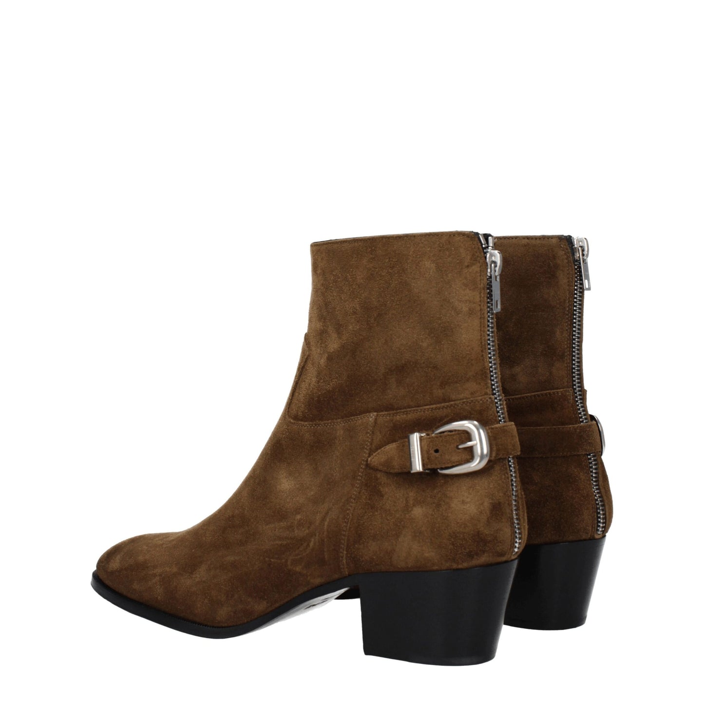 Brown Leather Ankle Boots