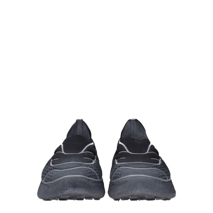 Gray Fabric Athletic Sneakers