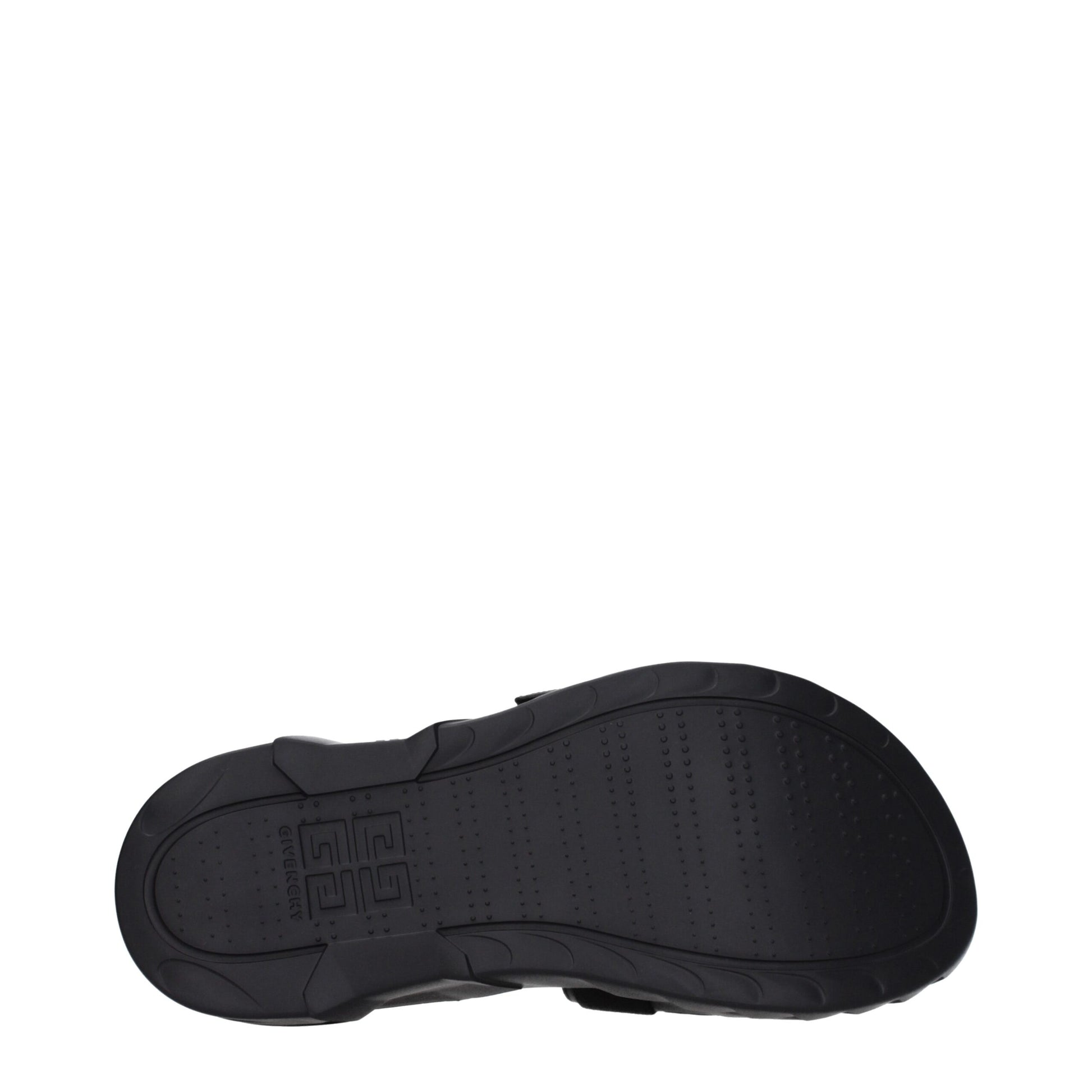 Black Fabric Slippers
