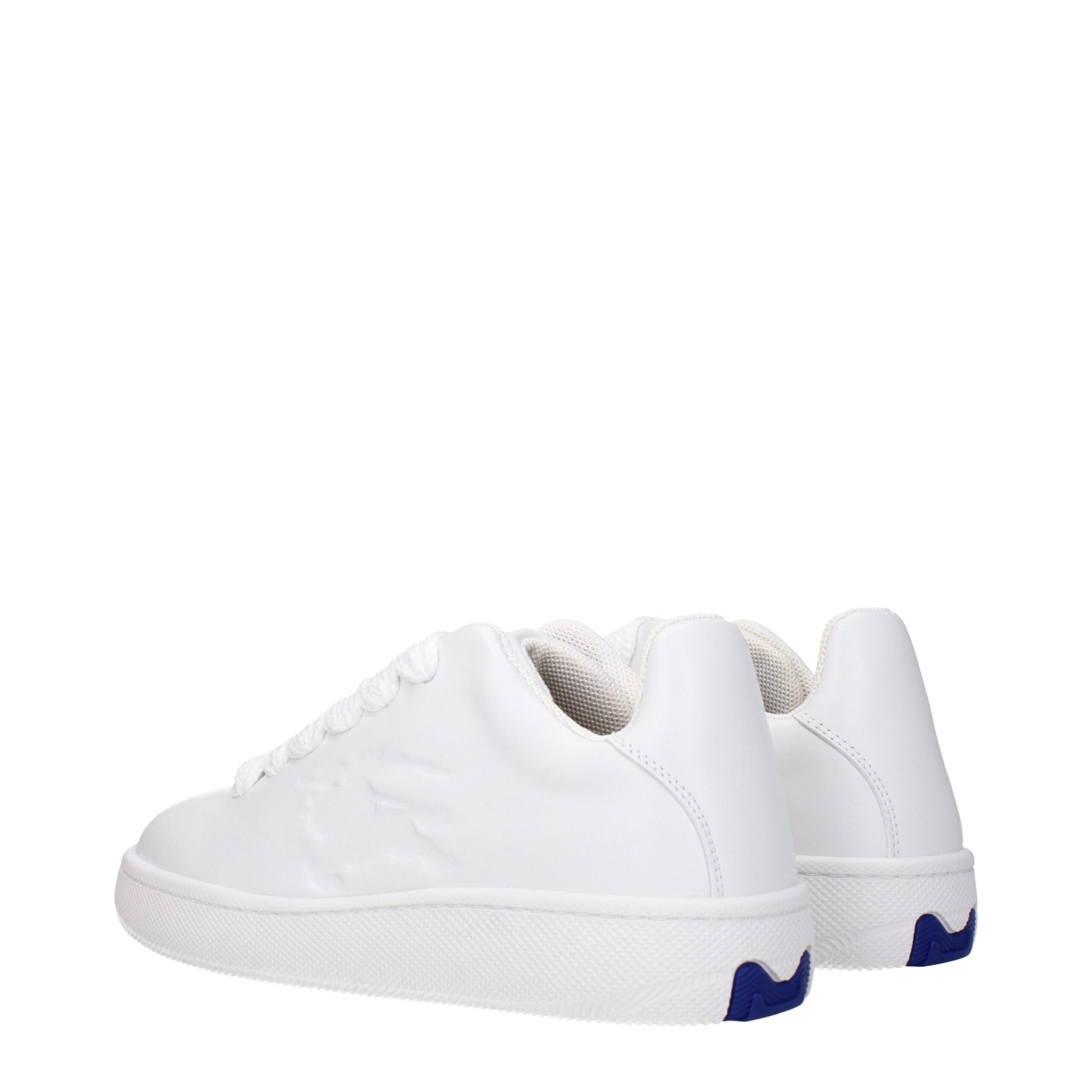 White Leather Low Top Sneakers