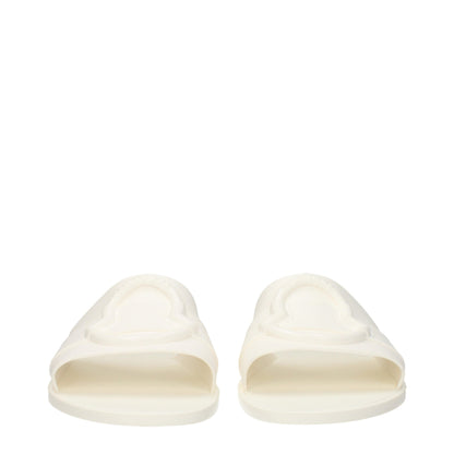 White Cotton Slippers