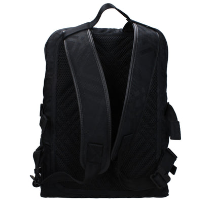 Black Fabric Backpack