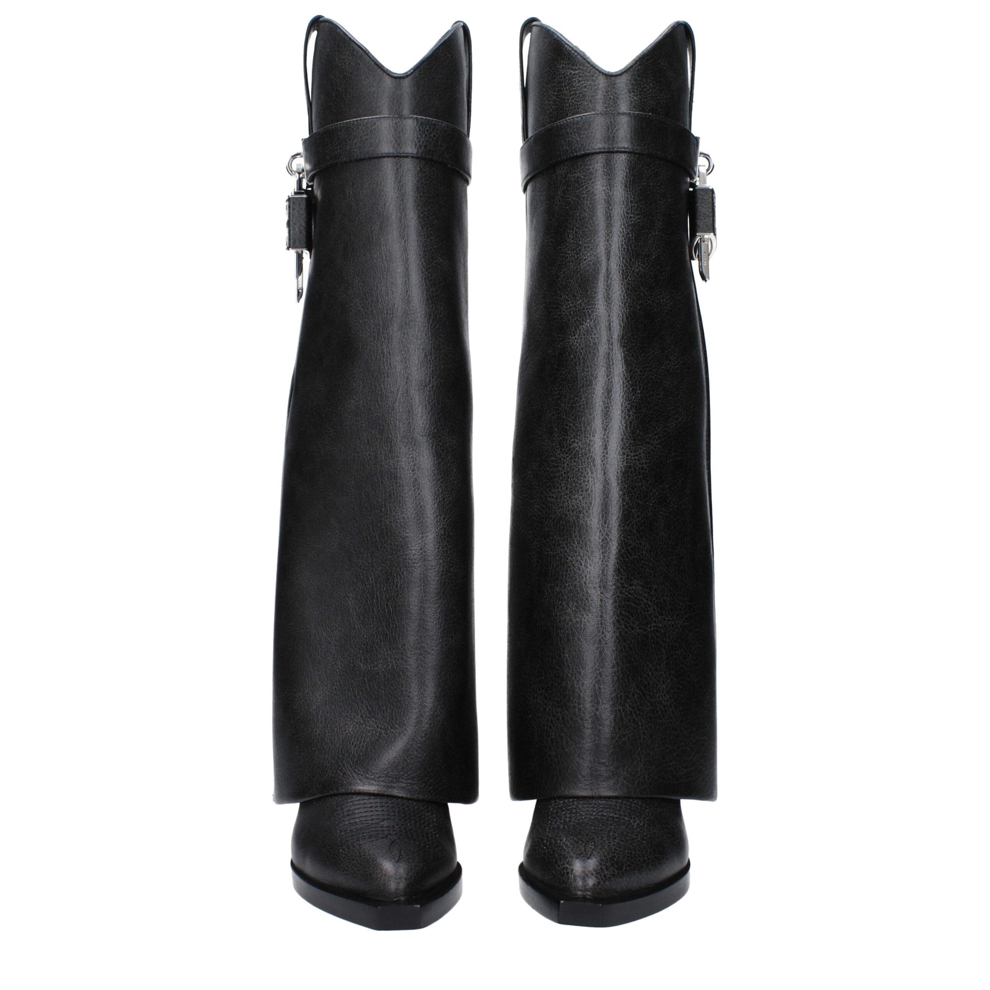 Black Leather Boots