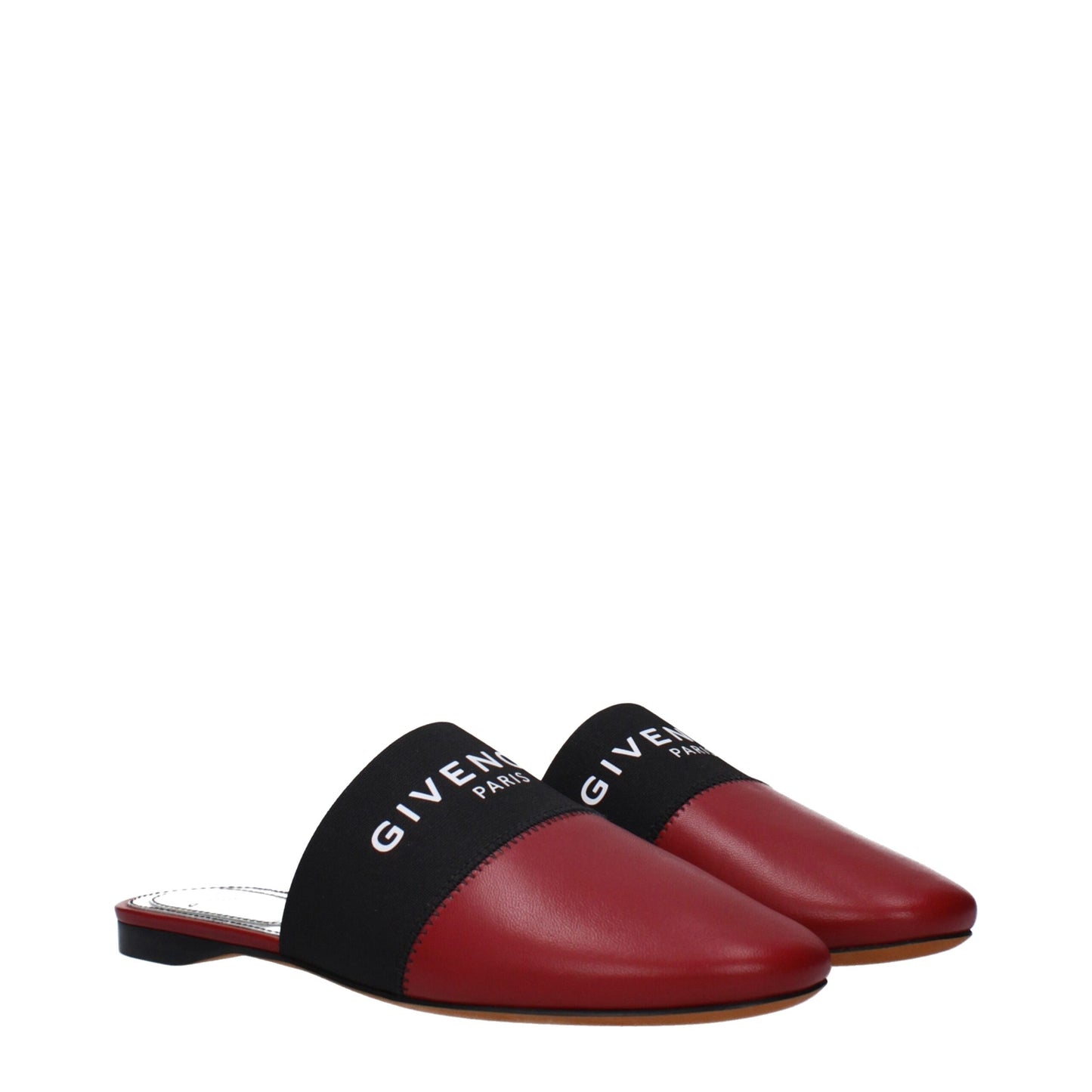 Red Leather Slippers