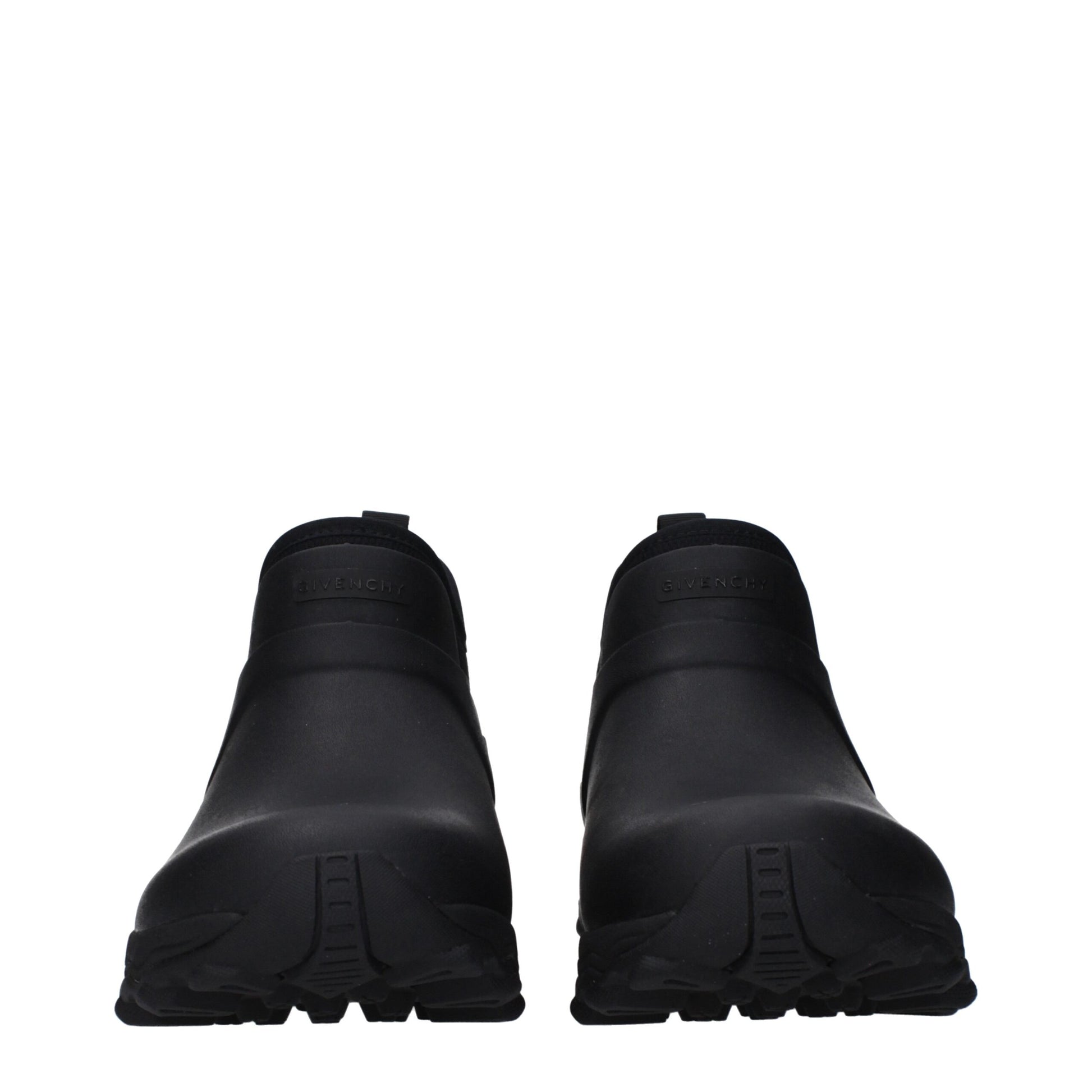 Black Cotton Ankle Boots