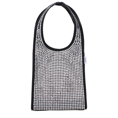 Black Fabric Handbag