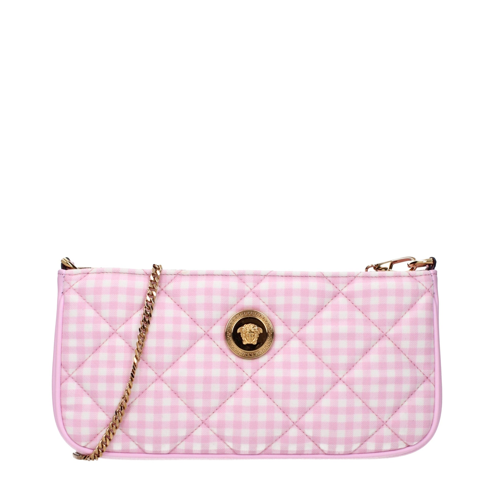 Pink Fabric Shoulder Bag